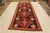 Traditional Handwoven Antique Persian Kilim Rug in Wine Black and Orange Geometric Pattern For Sale - Image 3 of 7