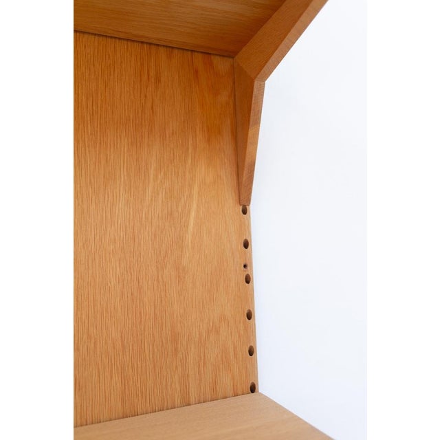 Danish Modern Two-Bay Modular Oak Wall Unit by Poul Cadovius for Cado, 1960s For Sale - Image 14 of 18