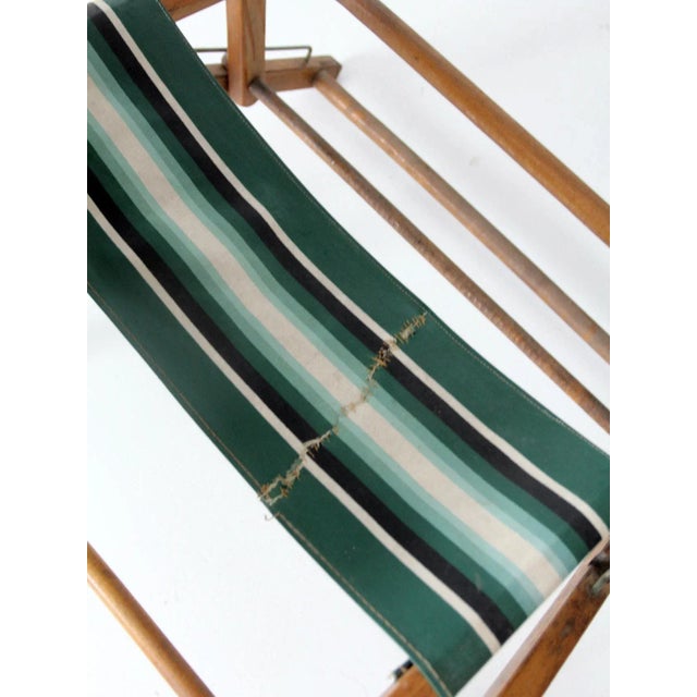 Mid-Century Deck Chair For Sale - Image 9 of 13