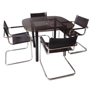 Mart Stam Style Cantilever Dining Set For Sale
