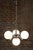Art Deco Chandelier in Chrome-Plated Steel and Opal Glass, Czech, 1920s For Sale - Image 10 of 13