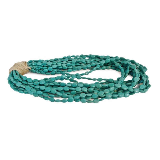 Vintage Turquoise Decorative Bead Grouping For Sale - Image 4 of 4