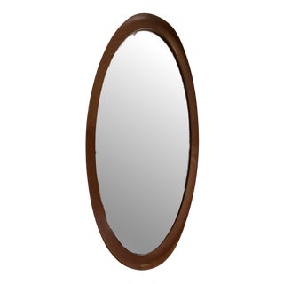Scandinavian Mirror in Oak, 1960 For Sale
