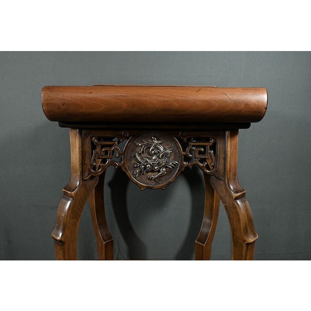 Large Antique Asian Bolster, 1890s For Sale - Image 17 of 18