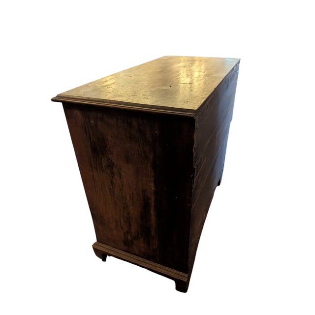 Mid 18th Century George III English Georgian Mahogany Chest of Drawers For Sale - Image 9 of 11