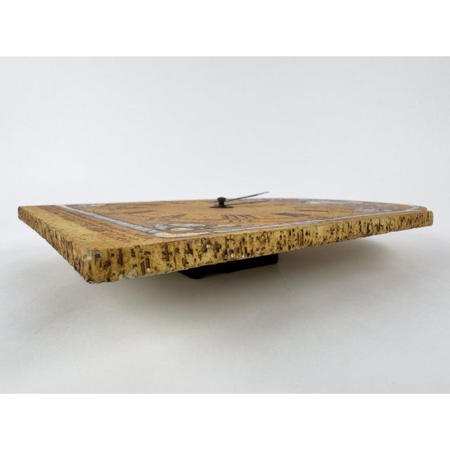 Beige Roger Capron Vallauris “Cercle Du Soleil” Ceramic Wall Clock, 1970s For Sale - Image 8 of 12