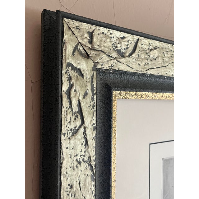 Scott Jacobs " 1923 F Head Twin Xxx" Mixed Media Etching With Watercolor, Hand-Signed For Sale - Image 9 of 9