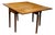 American 19th Century Maple Drop-Leaf Table with Tapered Legs For Sale