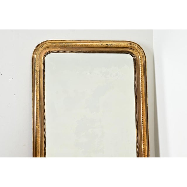 French French 19th Century Louis Philippe Gilt Mirror For Sale - Image 3 of 10