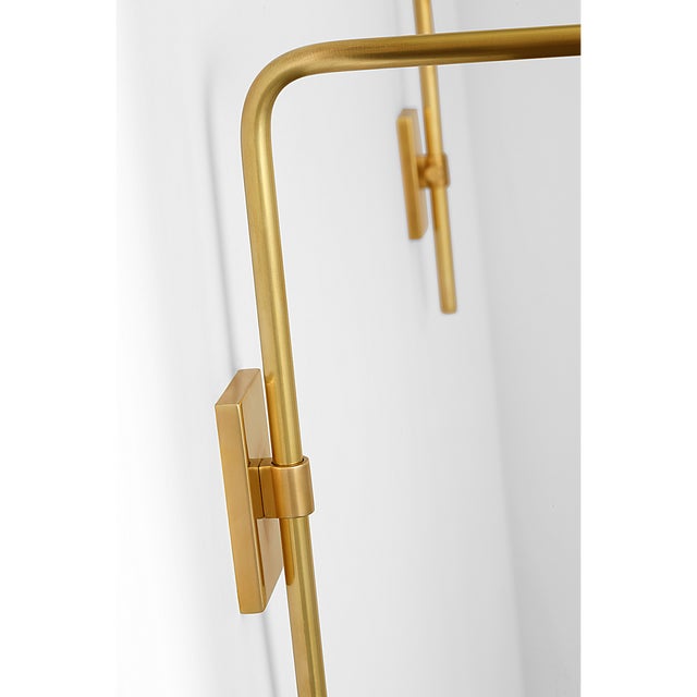 Kidd 24" Frame Mount Picture Light in Hand-Rubbed Antique Brass Designer: Thomas O'Brien Finish: Hand-Rubbed Antique Brass...