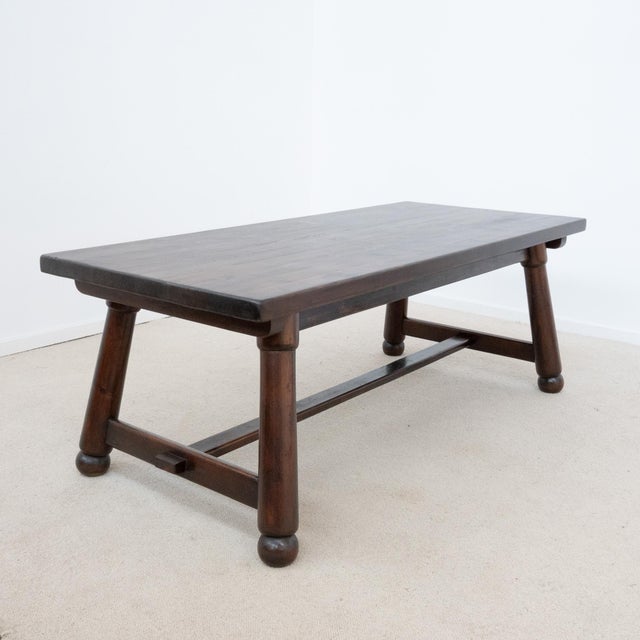 Vintage Dining Table by Georges Robert, 1950s For Sale - Image 11 of 11