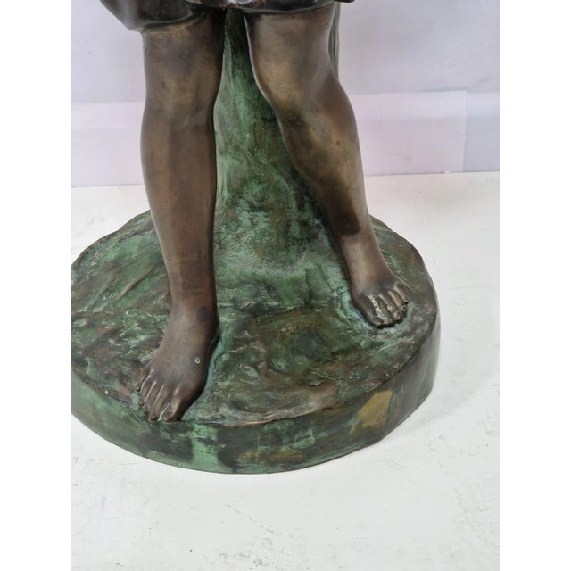 Italian Artist, Lost Wax Figure, 1960s, Bronze For Sale - Image 6 of 8
