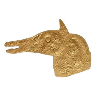 After Georges Braque, Aréion, Embossed Engraving with Gold Leaf, 1971 For Sale