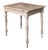 Vintage Primitive Turned Leg Wooden Table For Sale