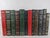 Textile 12-Book Franklin Library & Franklin Mystery Decorative Collection – Red, Green, Blue & Gold For Sale - Image 7 of 14