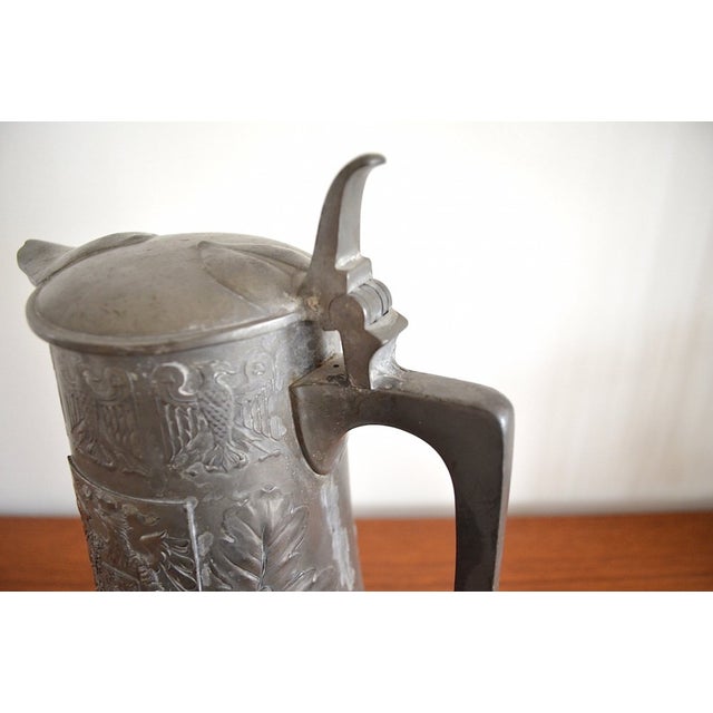 Pewter Ceremonial Jug with Berlin Coat of Arms from Kayser, 1900s For Sale - Image 10 of 14