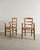 French Wooden Armchairs in Elm & Straw attributed to Charlotte Perriand, 1950s, Set of 2 For Sale - Image 9 of 9