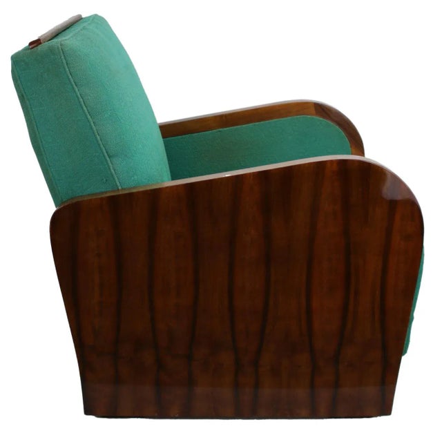 1950s Art Deco Style Convertible Armchair, 1950s For Sale - Image 5 of 8