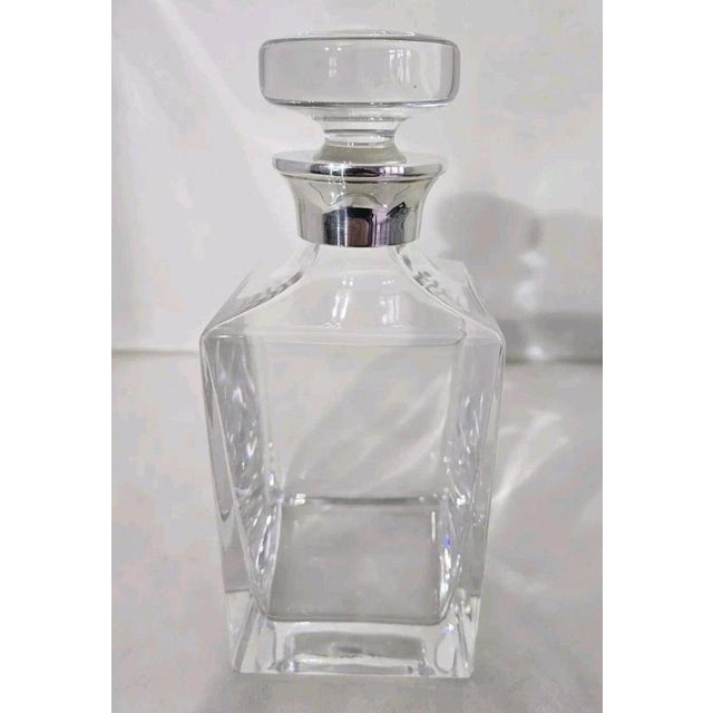 Sterling Silver Mounted Crystal Decanter, 2001 For Sale - Image 13 of 18