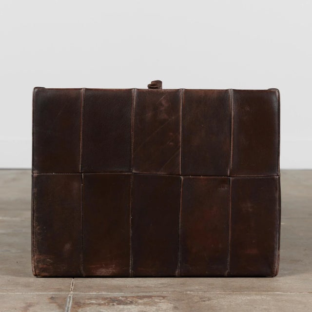 Animal Skin De Sede Patchwork Leather Storage Cube/Coffee Table For Sale - Image 7 of 13