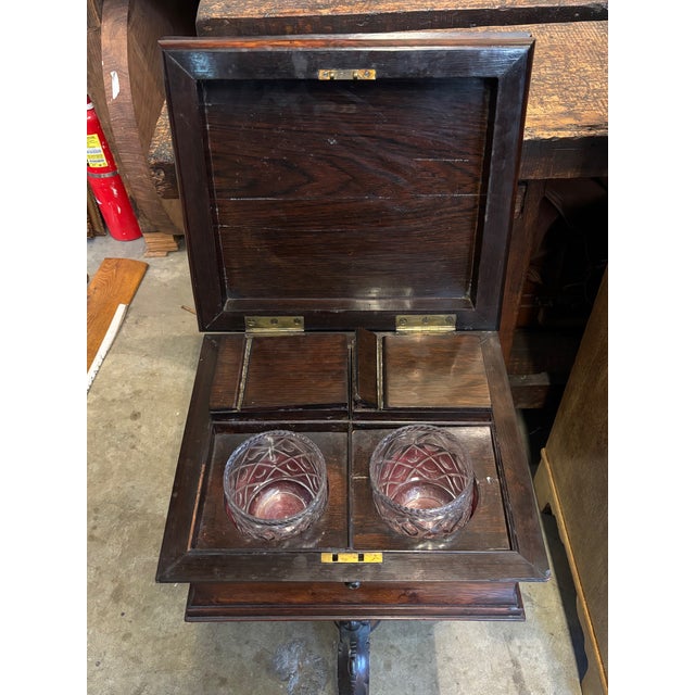 A "two-over-three" arrangement (two small drawers over three full-width drawers). Material: It features a bleached or...