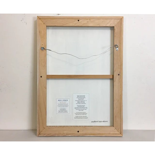 2020s Original Coastal Painting "Summer by the Sea" For Sale - Image 5 of 5