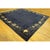 Late 19th Century 1890s Minimalist Open Field Antique Chinese Peking Navy Blue Room Size Wool Rug For Sale - Image 5 of 9