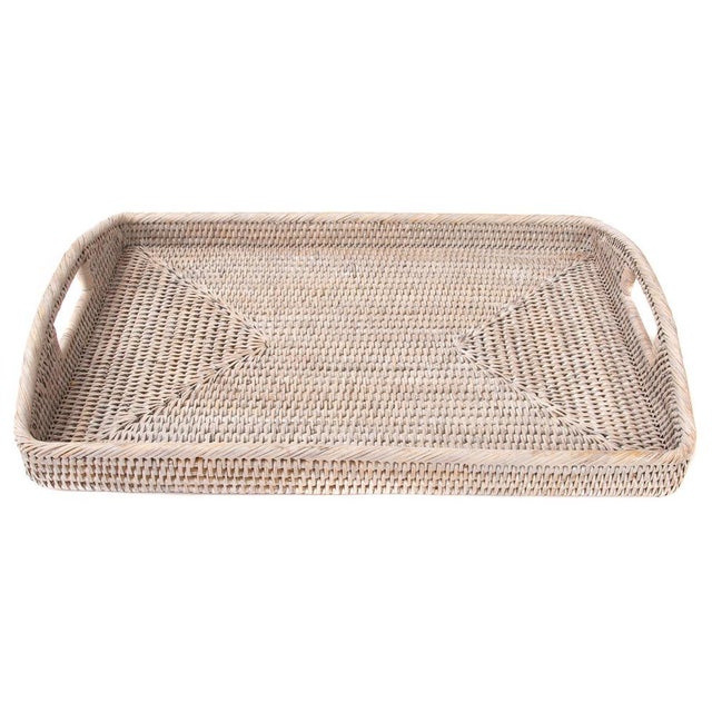 Our rectangular rattan serving and ottoman trays will instantly add a gorgeous touch to any room of your home. Adding this...