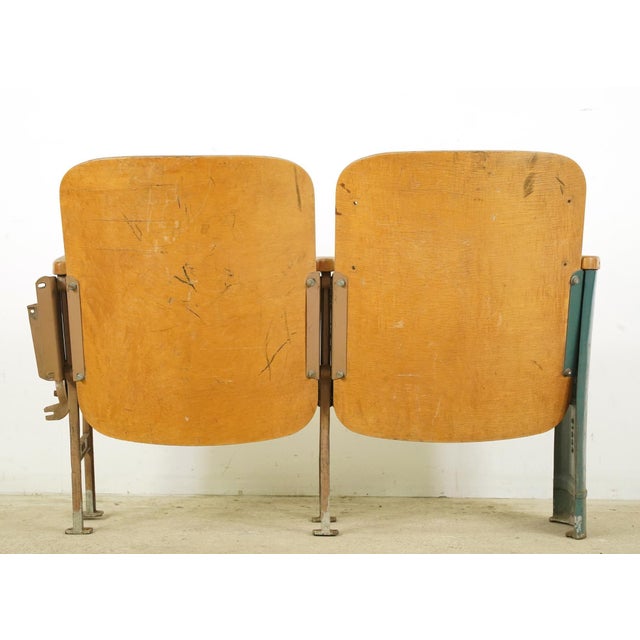 Vintage Art Deco Theater Auditorium Seats For Sale - Image 10 of 12