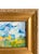 French Country "Flower Picking" 2026 Mini Painting With Vintage Frame by Jessalin Beutler For Sale - Image 3 of 3