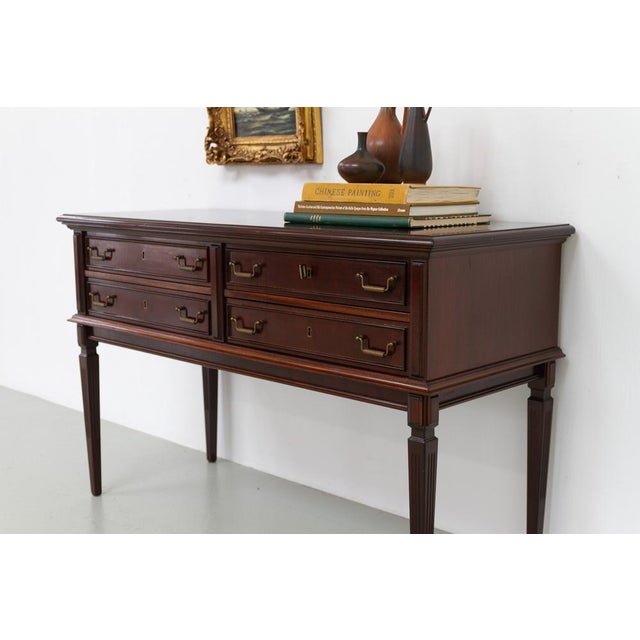 Danish Hepplewhite Mahogany Console Table from Farre Møbelfabrik, 1970s For Sale - Image 4 of 18