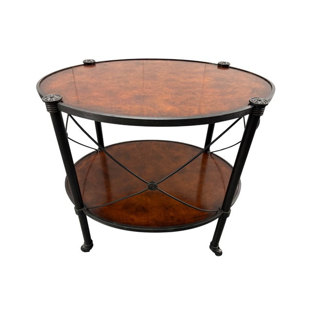 Theodore Alexander Theodore Alexander Regency Etagere Two Tiered Table For Sale - Image 4 of 11