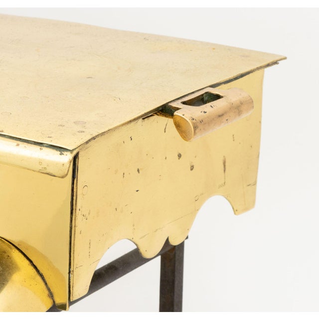 Georgian Brass Hearth Footman For Sale - Image 4 of 7