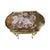 One-of-a-Kind Vintage Accent Table With 18k Gold Foil, Hand-Painted Floral & Bird Motif For Sale - Image 9 of 10