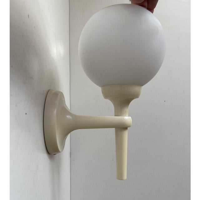 1970s Vintage Scandinavian Bathroom Wall Sconce, 1970s For Sale - Image 5 of 9