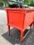 Red Mid-20th Century Neoclassical Tomato Red Lacquered Nightstands - a Pair For Sale - Image 8 of 10