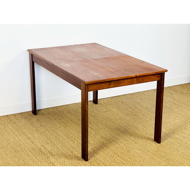 Vintage Teak Rectangular Dining Table, 1960ss For Sale - Image 9 of 11