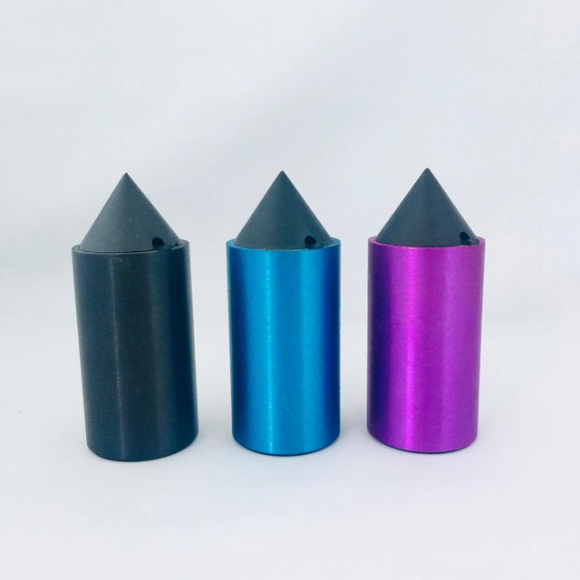 1980s “Elika” Anodized Aluminum Creamer by David Tisdale For Sale - Image 5 of 6