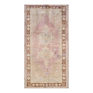 Pasargad Home Antique Sivas Rose Wool Area Rug, 5' 1'' X 9' 6'' For Sale
