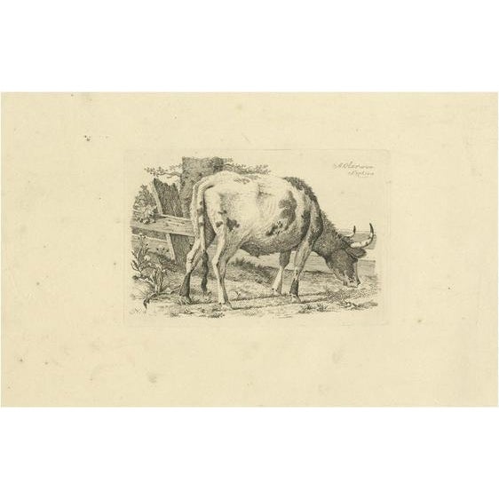 A.Oberman, Farm Scene, 1809, Paper For Sale - Image 8 of 8