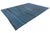 Modern Handmade Flat-Weave Kilim Wool Rug in Indigo & Charcoal Abrash 9x12 For Sale - Image 10 of 12