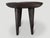 Andrianna Shamaris Minimalist Charred Round Side Table For Sale - Image 14 of 18