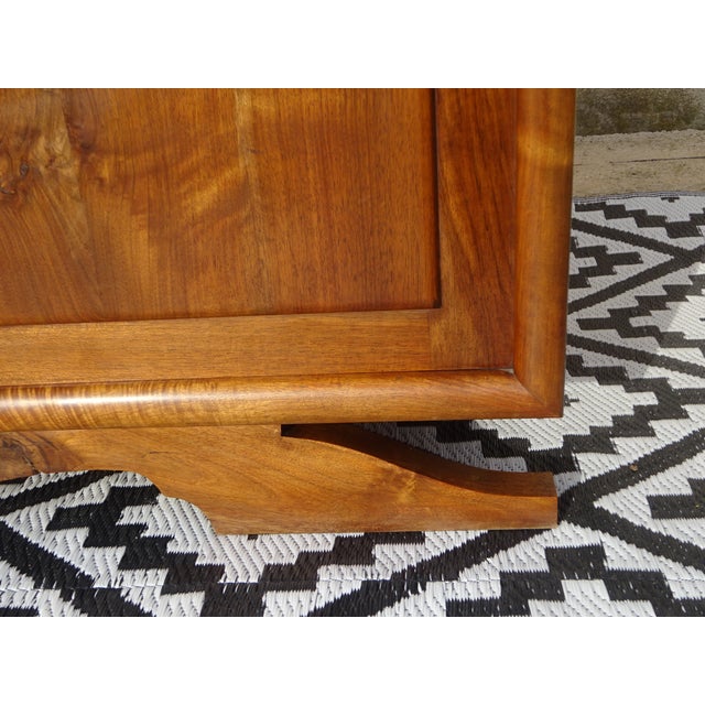 Black Vintage Sideboard in Walnut, 1950s For Sale - Image 8 of 18