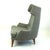 1950s Monumental Grey Austrian Mid-Century Wingback Armchair by Oswald Haerdtl For Sale - Image 5 of 13