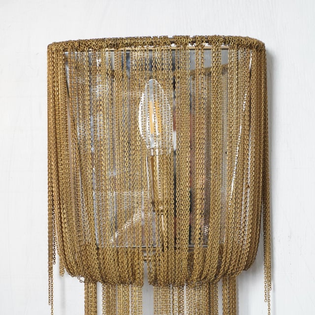 Clutch Modern Alee Large Sconce Staggered Draped Chain For Sale In New York - Image 6 of 7