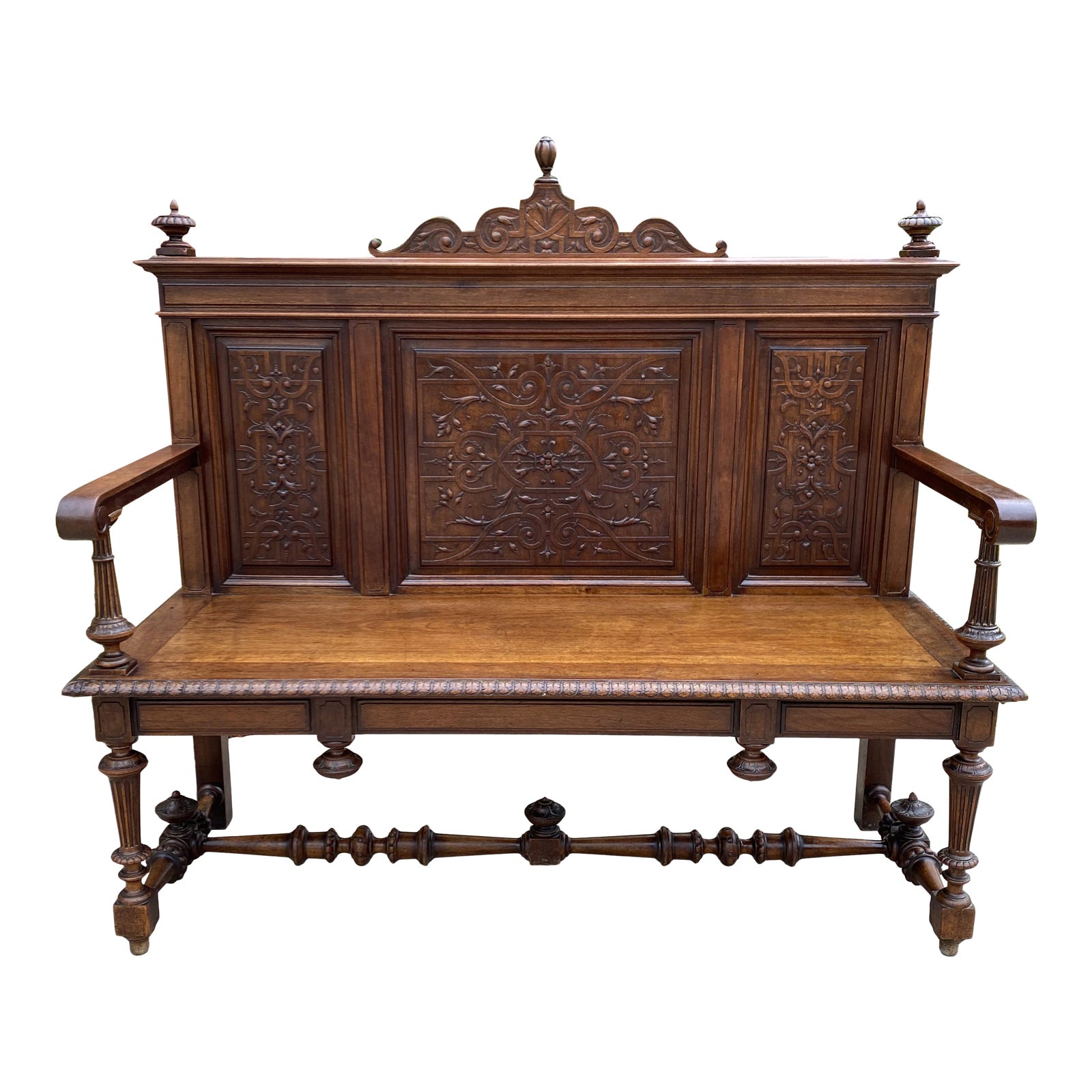 Antique French Bench Renaissance Revival Settee Chairish
