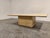 Vintage Travertine and Brass Coffee Table from Fedam, 1970s For Sale - Image 10 of 12