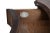 Chippendale 1950s Serpentine Front Baker Mahogany Leather Top Pedestal Writing Desk For Sale - Image 3 of 9