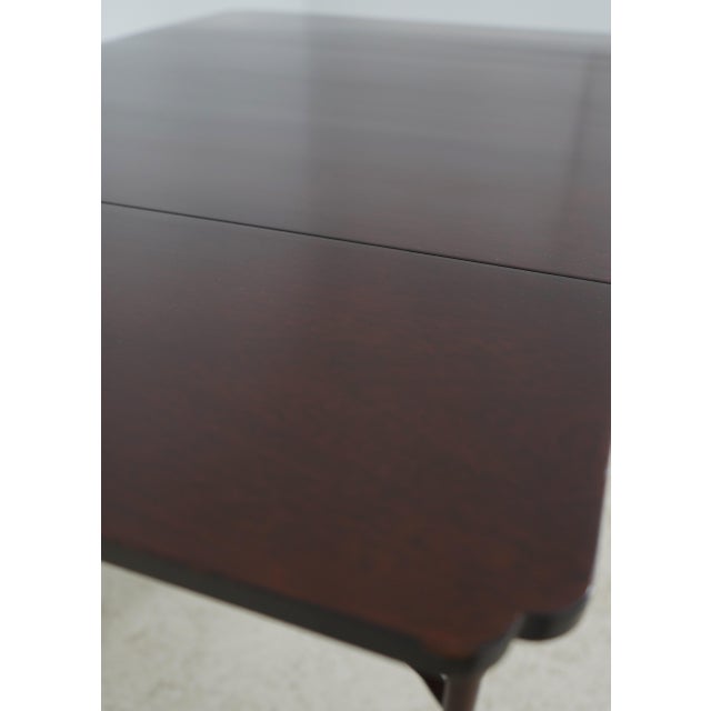 Brown Madison Square Mahogany Drop Leaf Occasional Table For Sale - Image 8 of 18
