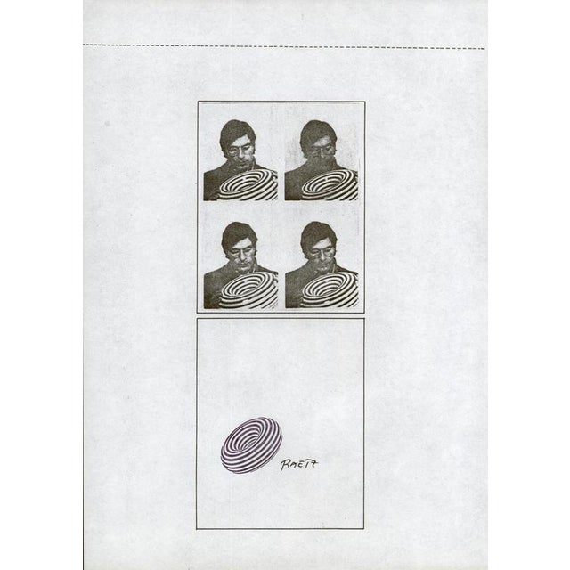 Markus Raetz, Untitled, 1977, Mixed Media, Paper For Sale - Image 4 of 6